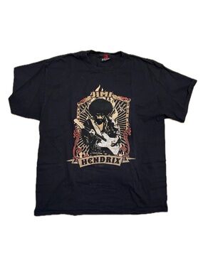 Zion Rootswear Black Jimi Hendrix Graphic Tee